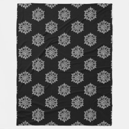 Manta Polar Colección de Navidades simples - Copo de nieve