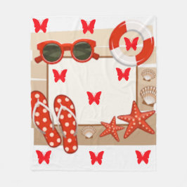 Manta Polar Colección de puntos de bonito en polka - Funda