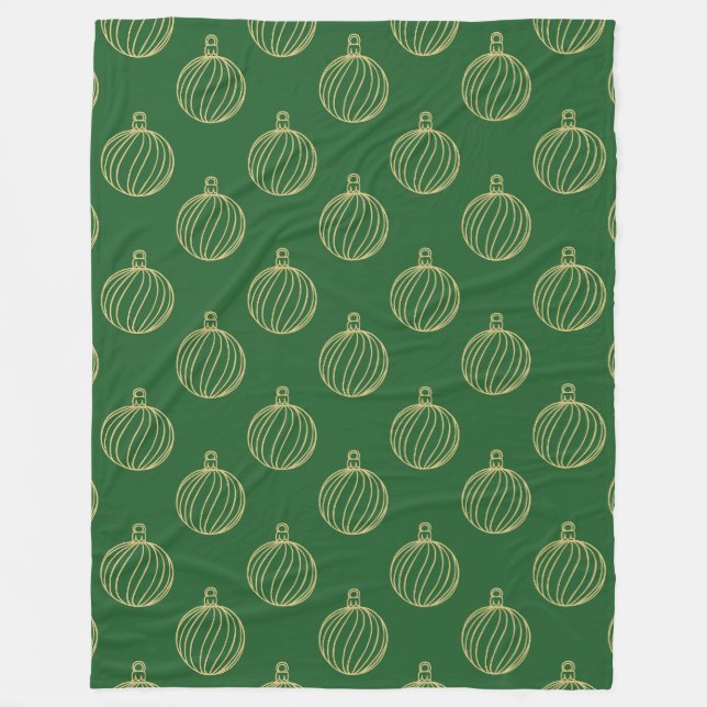 Manta Polar Colección de simplemente Navidades - Bauble (Anverso)