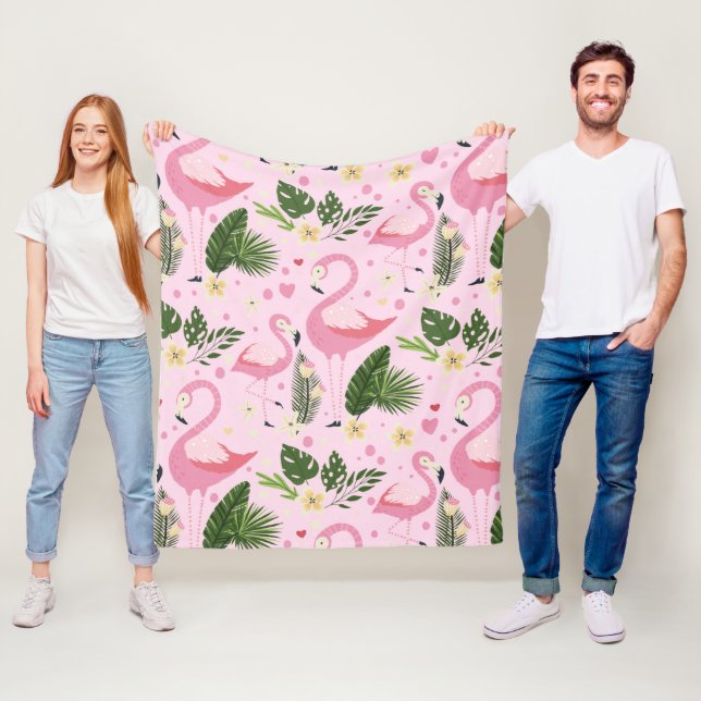 Manta Polar Colección de Verano Flamingo Uno Diseño 8 (In situ)