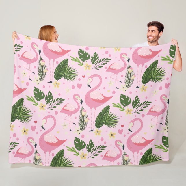 Manta Polar Colección de Verano Flamingo Uno Diseño 8 (In situ)