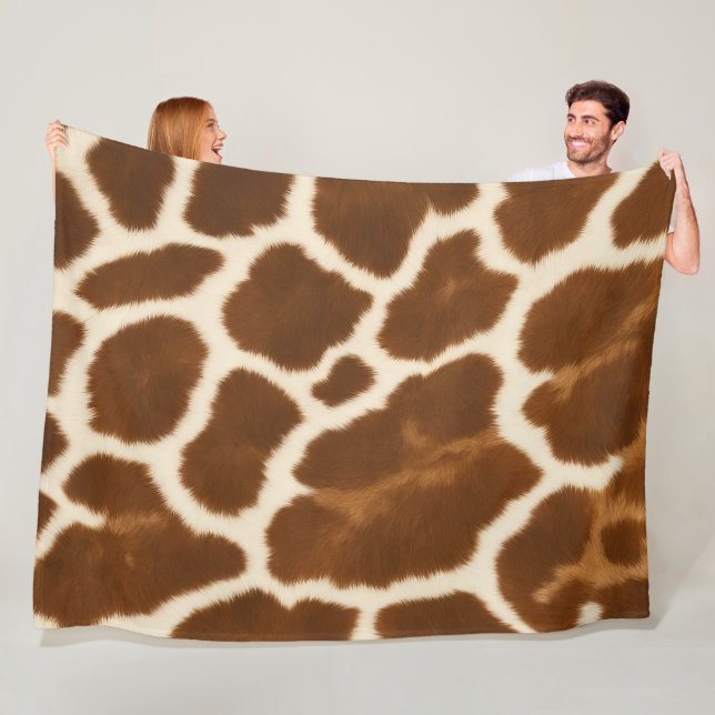 Manta Polar Colección elegante de cuero falso de vaca de moda (In situ)