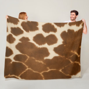 Manta Polar Colección elegante de cuero falso de vaca de moda