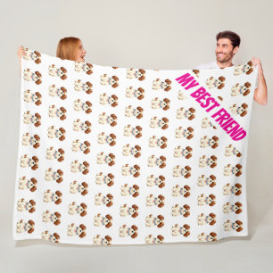 Manta Polar Colección elegante personalizada de aseo Gold Pet