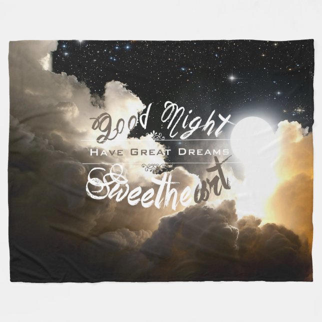 Manta Polar Colección GoodNight - Fleece Blanket (Frente (Horizontal))