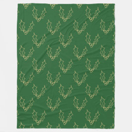 Manta Polar Colección Navidades simples - Holly