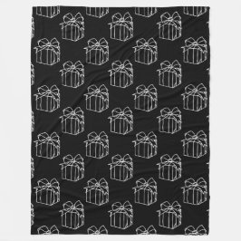 Manta Polar Colección Navidades simples - presente