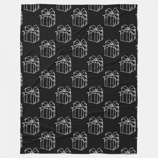 Manta Polar Colección Navidades simples - presente (Anverso)
