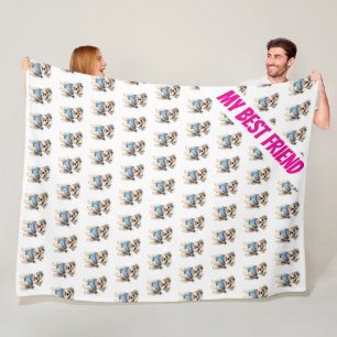 Manta Polar Colección Personalizada de Aseo de Mascotas Elegan