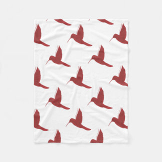 Manta Polar Colibrí rojo