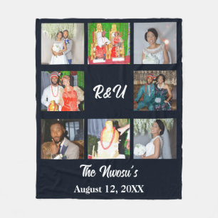 Manta Polar Collage Boda