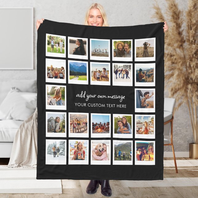 Manta Polar Collage de 20 fotos modernas (Subido por el creador)