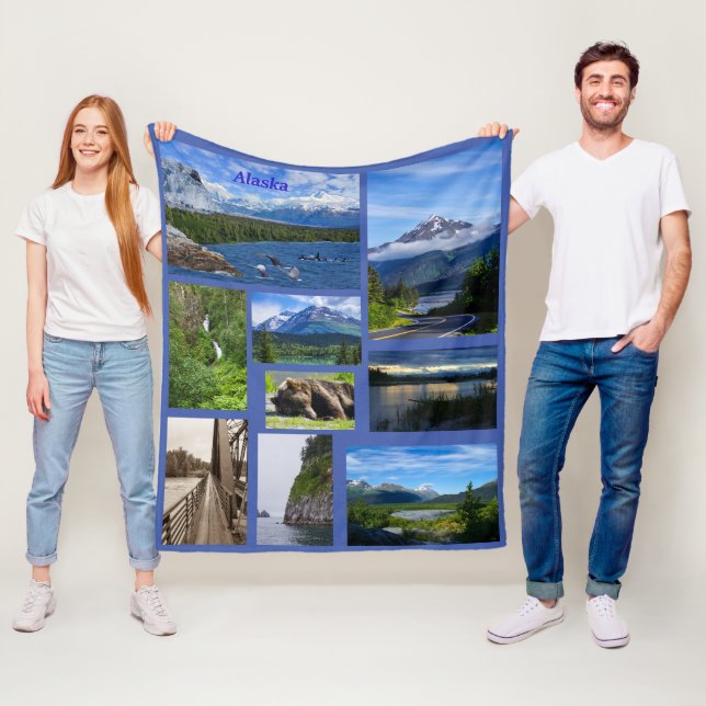 Manta Polar Collage de Alaska (In situ)