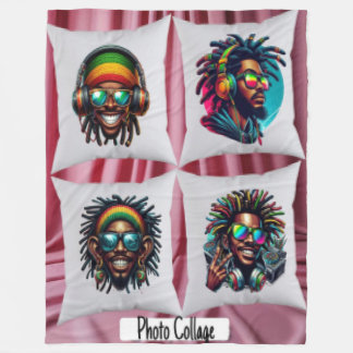 Manta Polar Collage de fotos