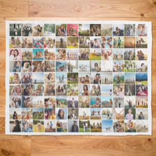 Manta Polar Collage de fotos 108 personalizado y moderno senci