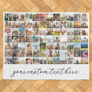 Manta Polar Collage de fotos 84 personalizado moderno