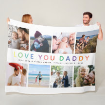 Collage de fotos "AME A TU DADADA"