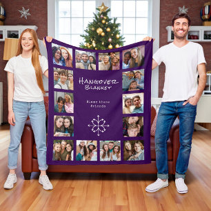 Manta Polar Collage de fotos de amistad Fleece Blanket