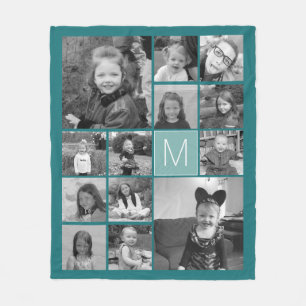 Manta Polar Collage de fotos: hasta 13 imágenes PUEDEN EDITAR