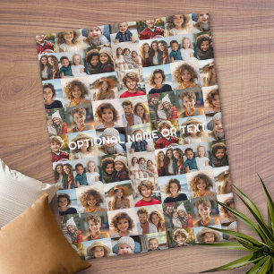 Manta Polar Collage de fotos loco - Hasta 16 fotos