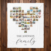 Collage de fotos moderno elegante y familiar en fo