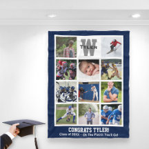 Collage de fotos Múltiple Monogramado de Graduació