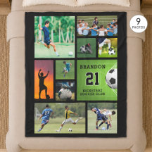 Collage de fotos personalizadas de fútbol