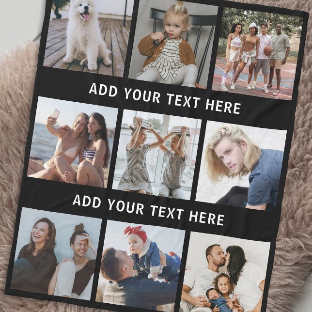 Manta Polar Collage de fotos personalizado 9 (Subido por el creador)