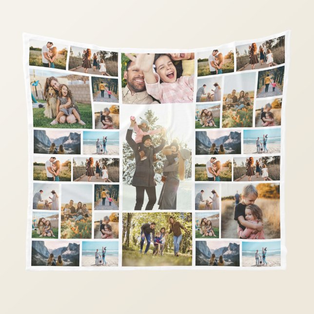 Manta Polar Collage de fotos personalizado de 35 (Subido por el creador)