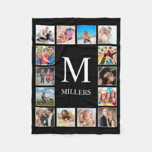 Manta Polar Collage de fotos personalizado familiar personaliz