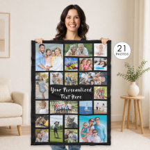 Collage de fotos personalizado moderno de 21 fotos