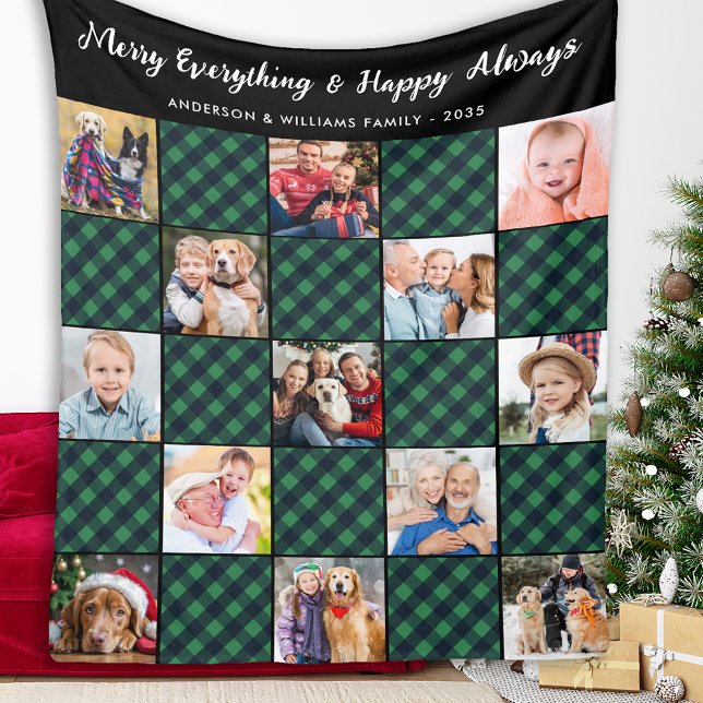 Manta Polar Collage de imágenes personalizadas de Quilt de rel (Subido por el creador)