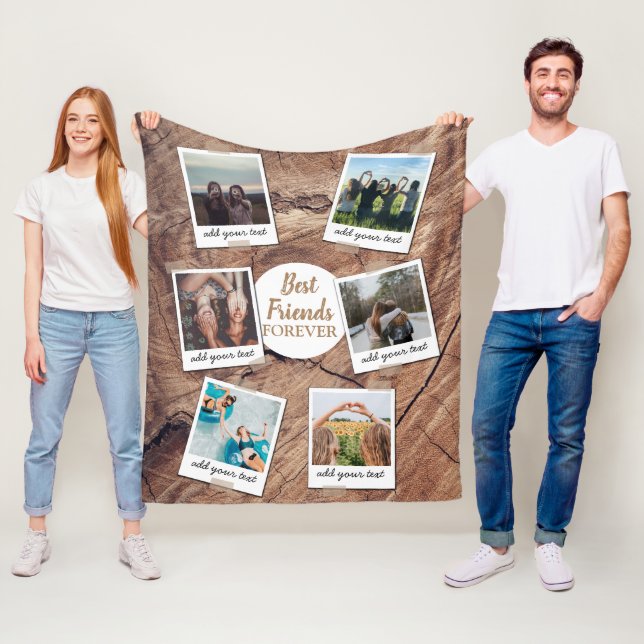 Manta Polar Collage de Personalizados fotográficos personaliza (In situ)