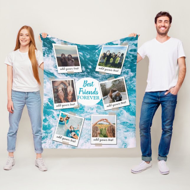 Manta Polar Collage de Personalizados fotográficos personaliza (In situ)