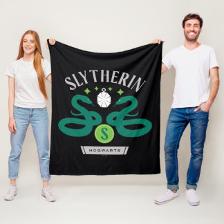 Manta Polar Collar doble serpiente de la casa SLYTHERIN™ Gráfi