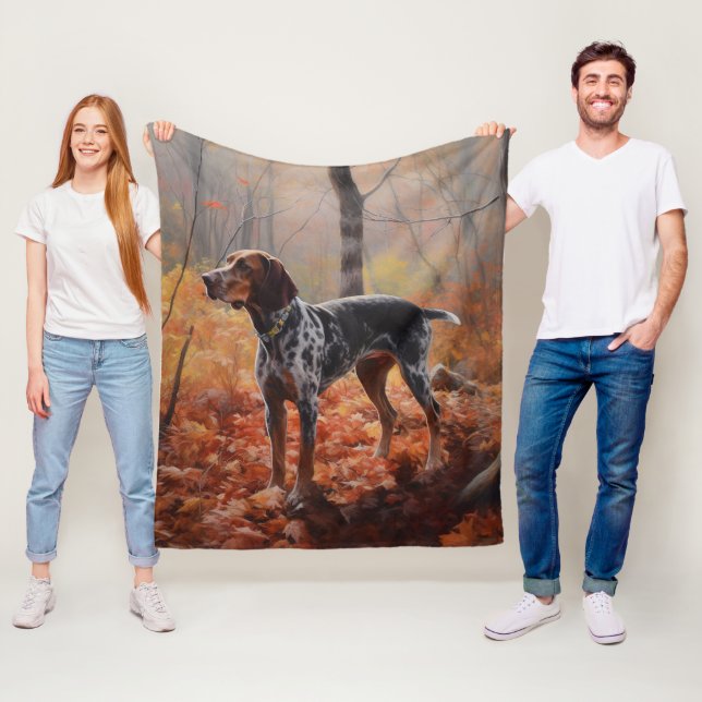 Manta Polar Colonio de Bluetick en otoño se inspira en las hoj (In situ)