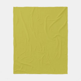 Manta Polar Color Chartreuse Amarillo Verdoso Diseño Minimalis