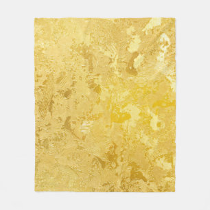 Manta Polar Color de oro abstracto pintado en superficie grues