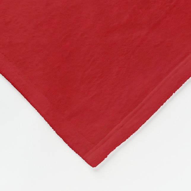 Manta Polar Color rojo claro (Esquina)