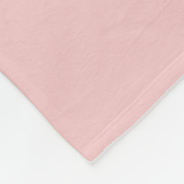 Manta Polar Color sólido plano rosa