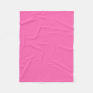 Manta Polar Color sólido: rosa caliente #2