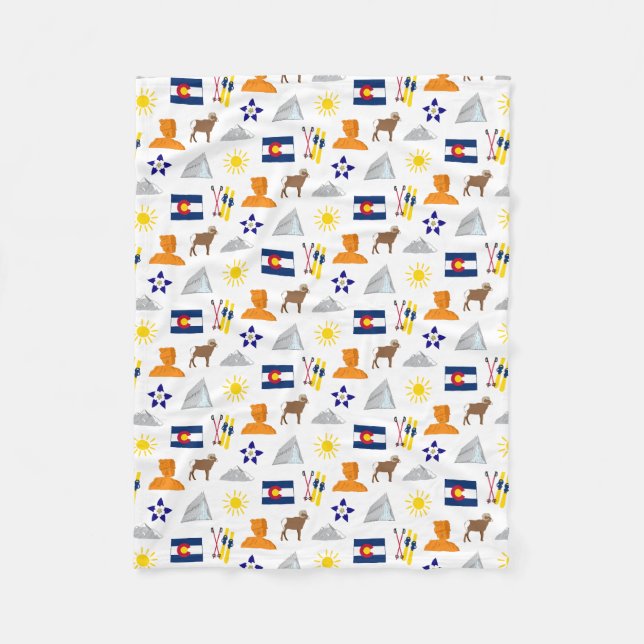 Manta Polar Colorado (Anverso)