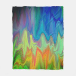 Manta Polar Colores Ardientes