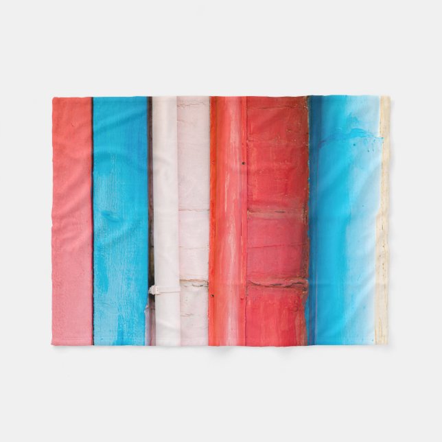 Manta Polar Colores caribeños - abstracto (Frente (Horizontal))