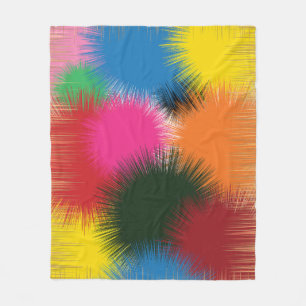 Manta Polar Colores de acuarela