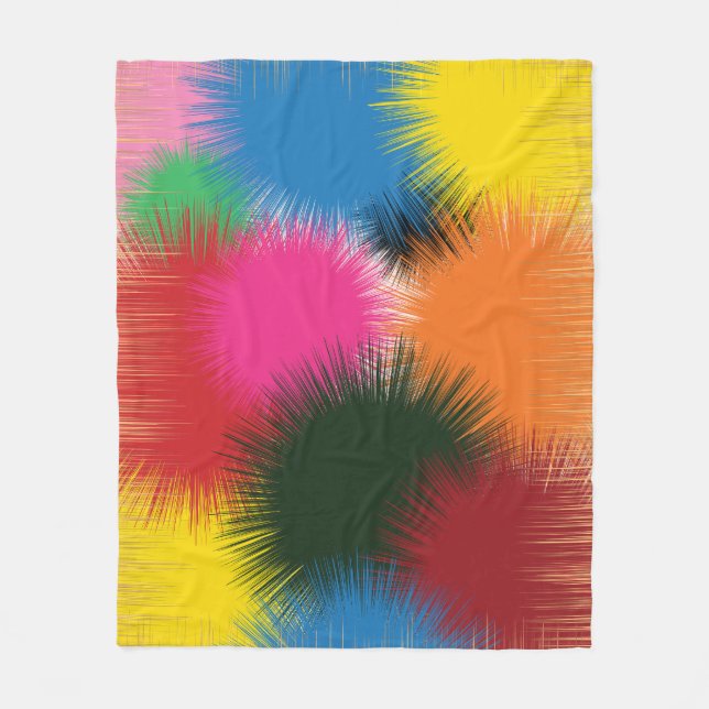 Manta Polar Colores de acuarela (Anverso)