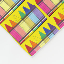 Manta Polar Colores de artistas en la escuela de arte Rainbow 