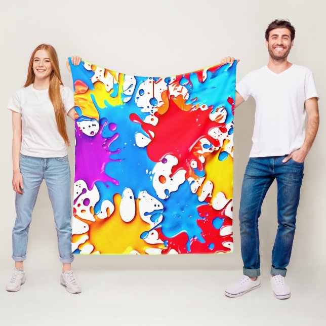 Manta Polar Colores de neón vibrantes (In situ)