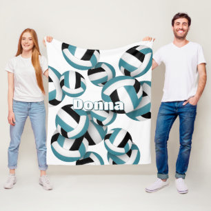 Manta Polar colores del equipo deportivo de chicas de voleibol
