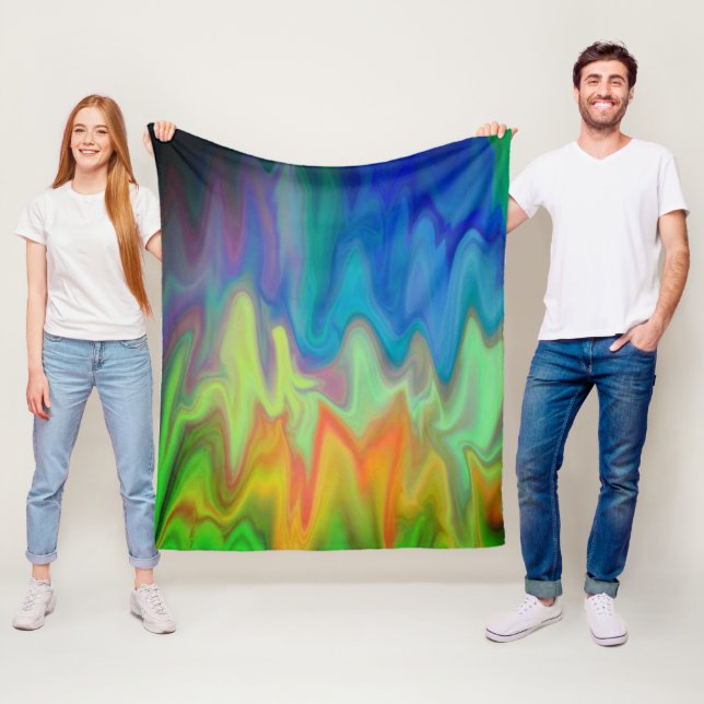 Manta Polar Colores en llamas (In situ)